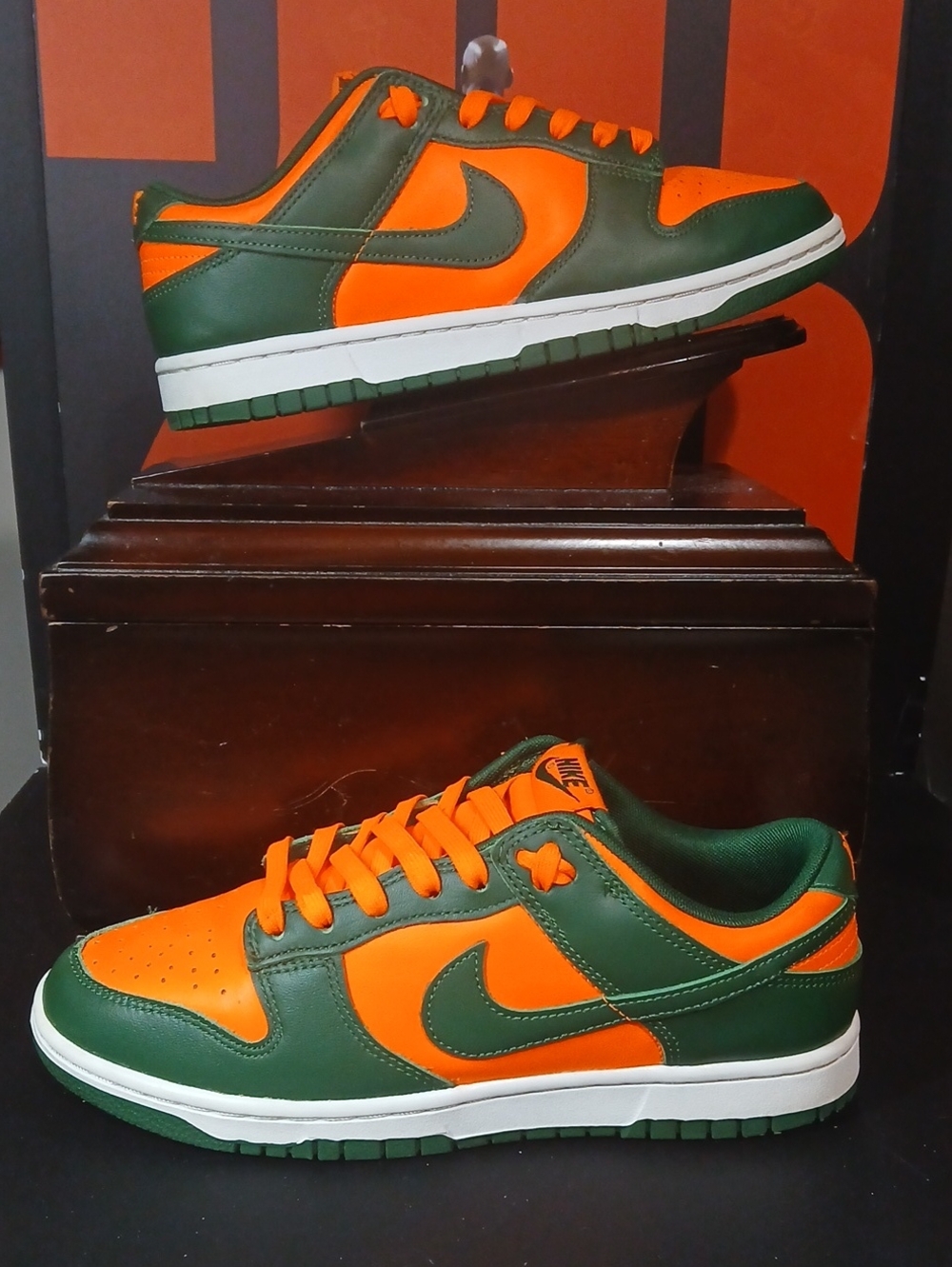 Nike Dunk Low Retro "MIAMI HURRICANES" (2022) Mens Size-8.5 100%AUTHENTIC!